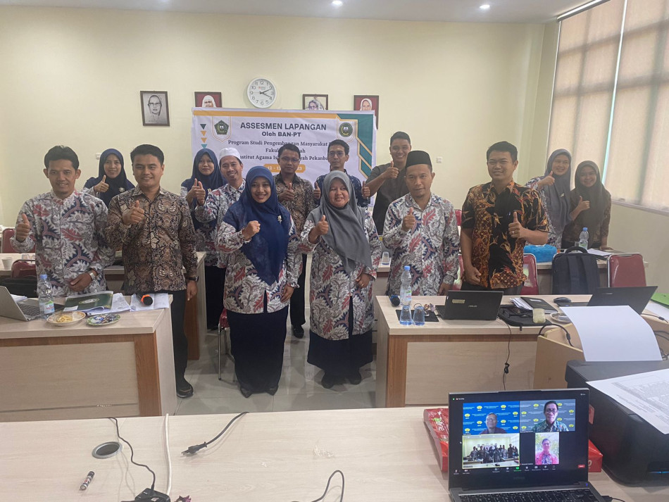 BAN PT GELAR ASESMEN LAPANGAN PRODI PENGEMBANGAN MASYARAKAT ISLAM FAKULTAS DAKWAH IAI DINIYYAH PEKANBARU